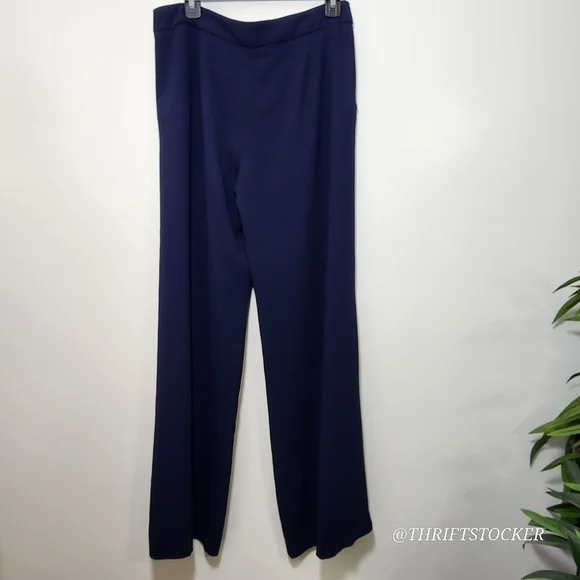 Trina Turk navy blue wide leg pants - Picture 3 of 10